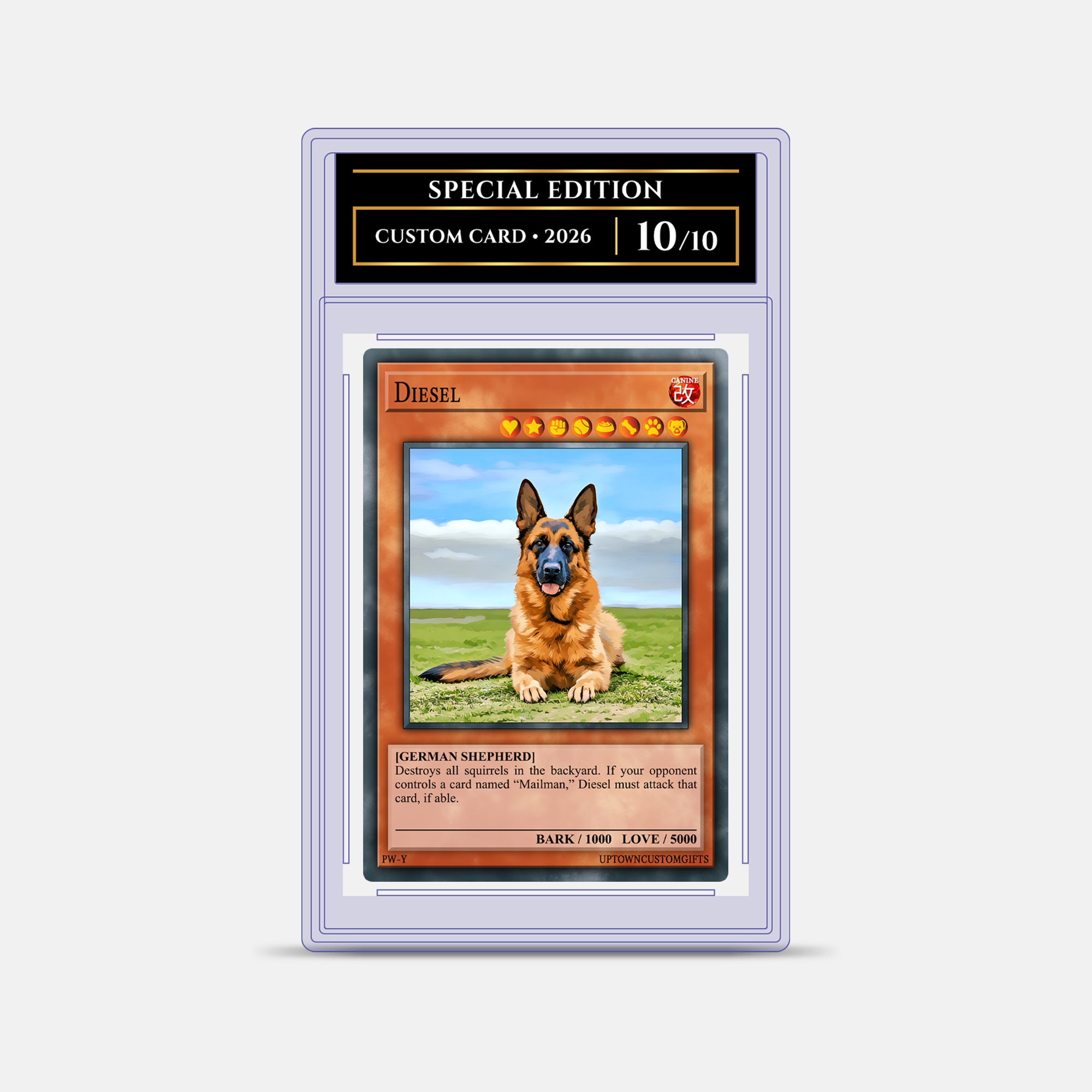 Custom Duel Trading Card