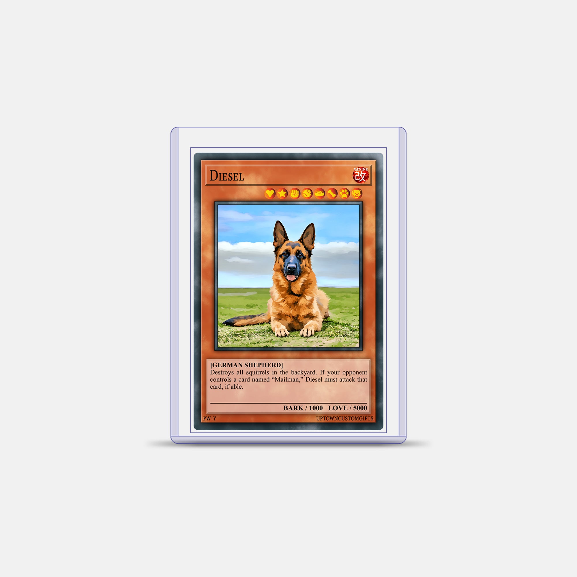 Custom Duel Trading Card
